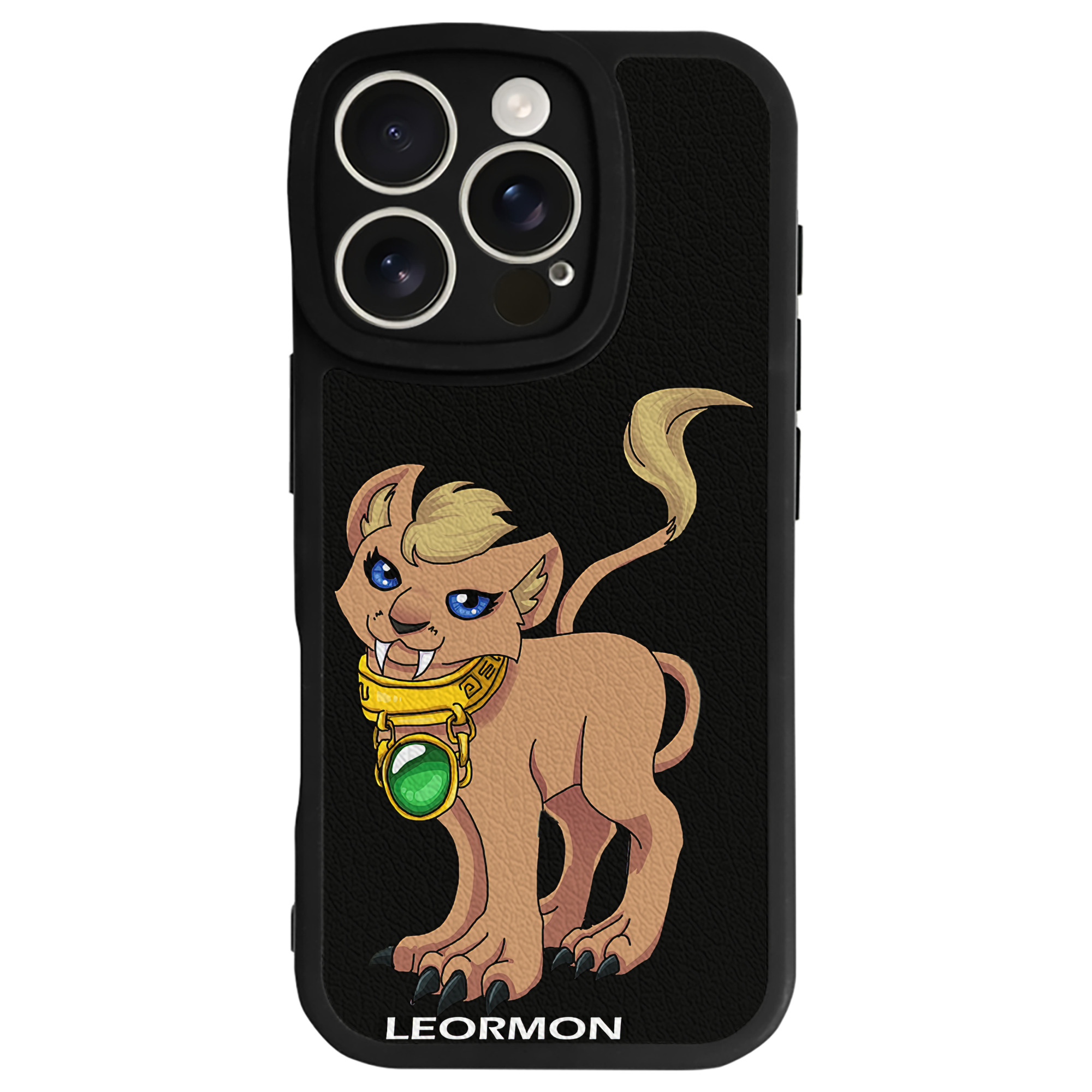 （画像用） Digimon デジタルモンスター/デジモン 【iPhone 16シリーズ対応】シリコンスマホケース（レザー調） 材質：シリコン